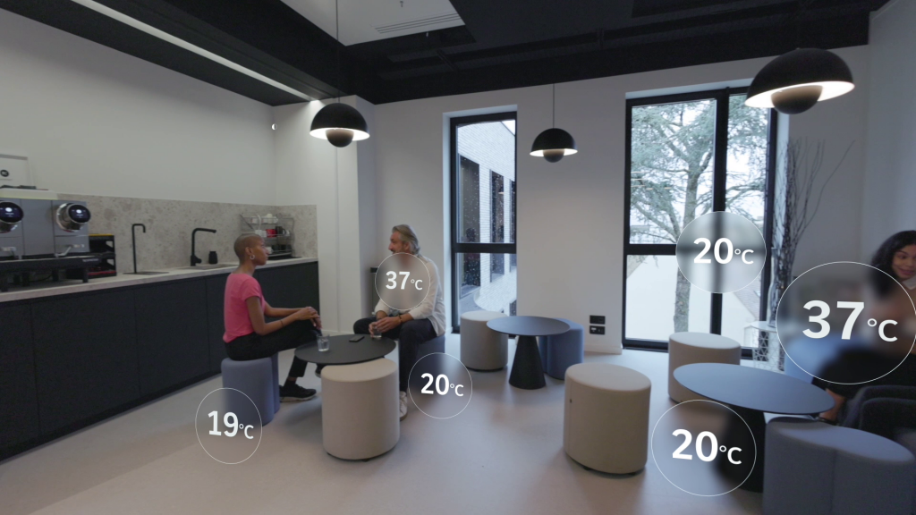 Température ressentie douce et uniforme